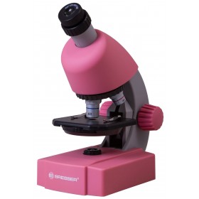 Микроскоп Bresser Junior 40x-640x, розовый
