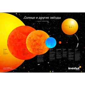 Постер Levenhuk Солнце и другие звезды модель 16651 от Levenhuk