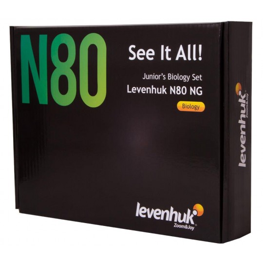 Набор микропрепаратов Levenhuk N80 NG Увидеть все! модель 29280 от Levenhuk