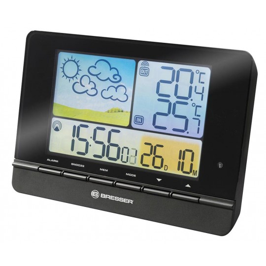 Метеостанция Bresser MeteoTrend Colour с радиоуправлением, черная модель 71135 от Bresser