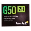 Стекла предметные с двумя лунками Levenhuk G50 2H, 50 шт. модель 73809 от Levenhuk
