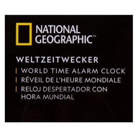 Часы Bresser National Geographic World Time с термометром и фонариком