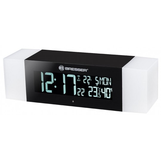 Радио с будильником и термометром Bresser MyTime Sunrise Bluetooth, черное модель 74663 от Bresser
