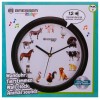 Часы настенные Bresser Junior, 25 см, с животными модель 75315 от Bresser