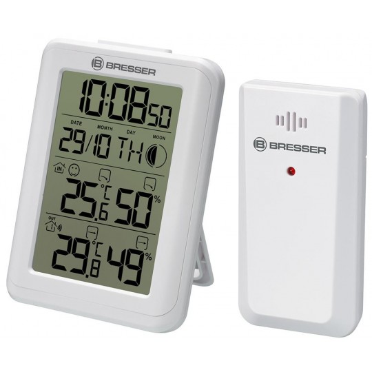 Гигрометр с часами Bresser MyClimate, белый модель 75691 от Bresser