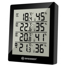 Метеостанция Bresser Temeo Hygro Quadro, серая модель 75692 от Bresser