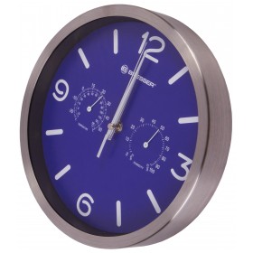 Часы настенные Bresser MyTime ND DCF Thermo/Hygro, 25 см, синие модель 76446 от Bresser