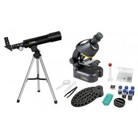 Набор Bresser National Geographic: телескоп 50/360 AZ и микроскоп 40–640x модель 73384 от Bresser