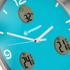 Часы настенные Bresser MyTime io NX Thermo/Hygro, 30 см, голубые модель 76463 от Bresser